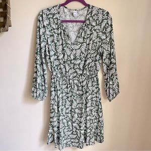 old navy long sleeve floral dress | small